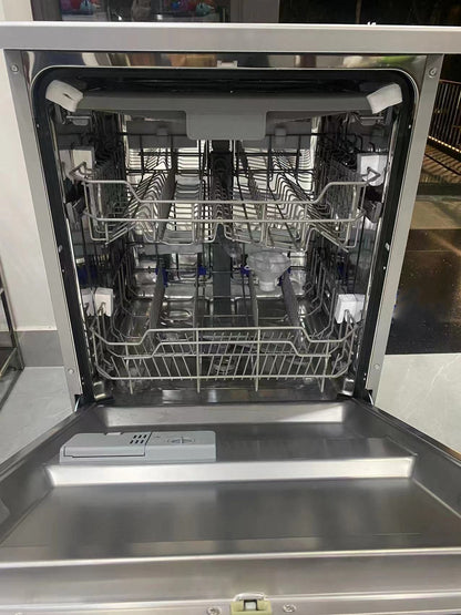 Portable Dishwasher, 304 Stainless Steel Freestanding Dishwasher, Digital Timer, Compact Tabletop Automatic Dishwasher for Home