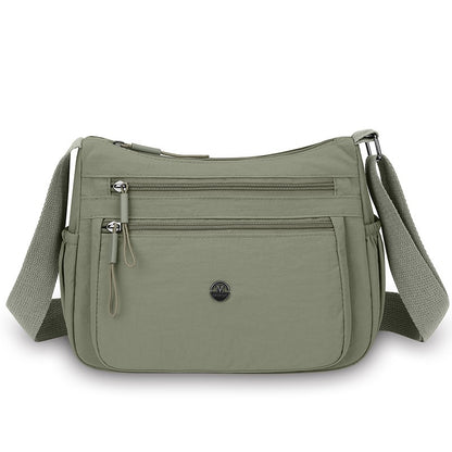 2025 Women's Crossbody Bag Lightweight Waterproof Nylon Shoulder Bag Multi-pocket Fashion Handbag for Women Casual Purse