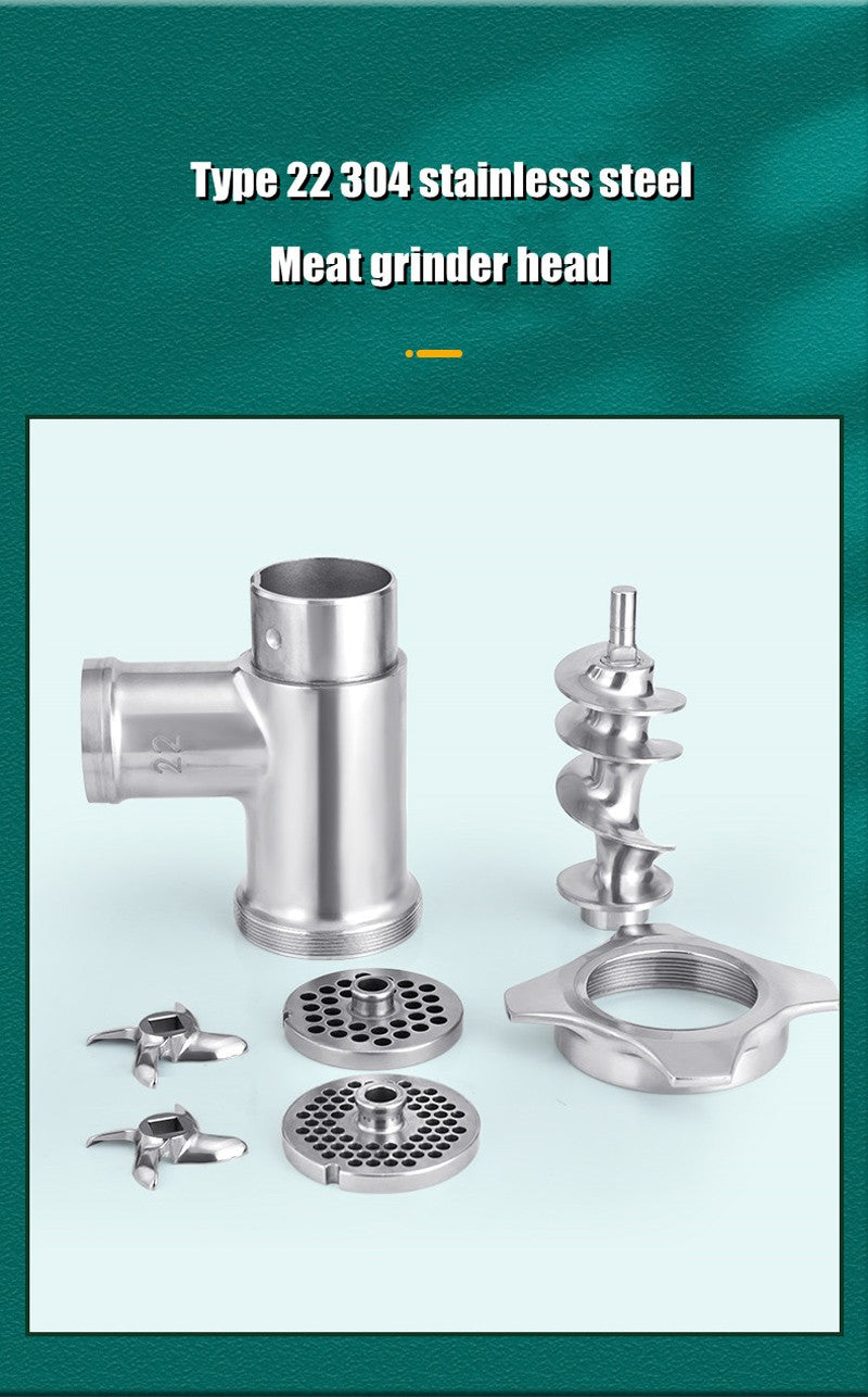 Moedor de carne elétrico de uso intenso de 120 kg/h, 110 V 240 V, para restaurante, açougue, cozinha, máquina de moer salsicha e carne bovina