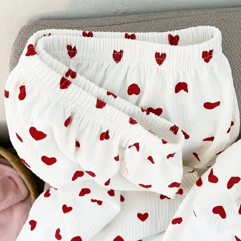 Cartoon Dog Letter Plaid Print Pajama Sets for Women Plus Size Sweet Cute Harajuku Style 2PC Set Sleepwear Autumn New Homewear