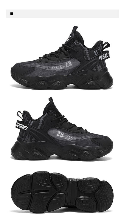 Man Increase the size Casual and fashionable shoes Anti-slip Wear-resistant Trend Sports shoes Lightweight Comfort Running shoes