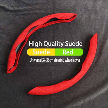 Car Suede Steering Wheel Cover Breathable For Haval H6 Jolion Dargo Chulian M6 H9 H4 H2 H3 H7 H8 F7 F7X C50 2022