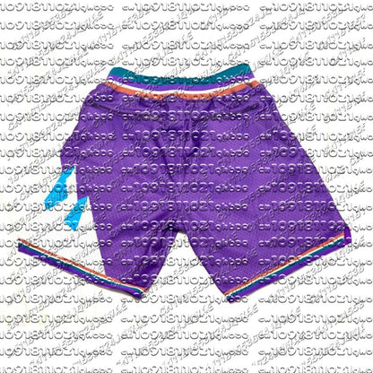 Utah Jazz 96-97 Throwback Shorts Classic Shorts Quick Drying Breathable Oversized Men's And Women's Sports Casual Fashion Short