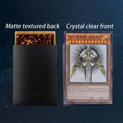 100 Unidades Protetores de Carta Tamanho Japonês 62×89mm para Cards de YGO Capa Fosca para Cartas Esportivas