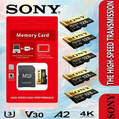 -Original-Sony-2TB Micro TF SD Card 1TB SD Memory Card 128GB 256GB U3 4K Full HD TF Memory Flash Cards for Xiaomi Phone Computer