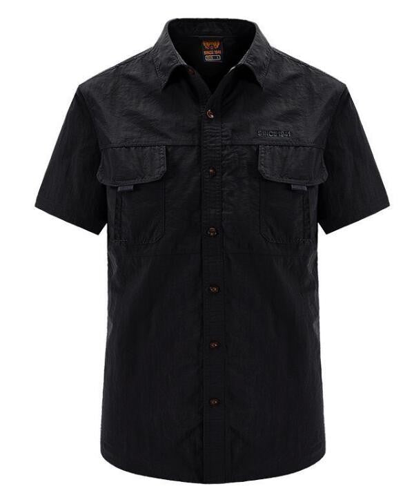 Mens Military Shirt ,Work Cargo Shirts ?Tactical Breathable Quick-Drying Tops