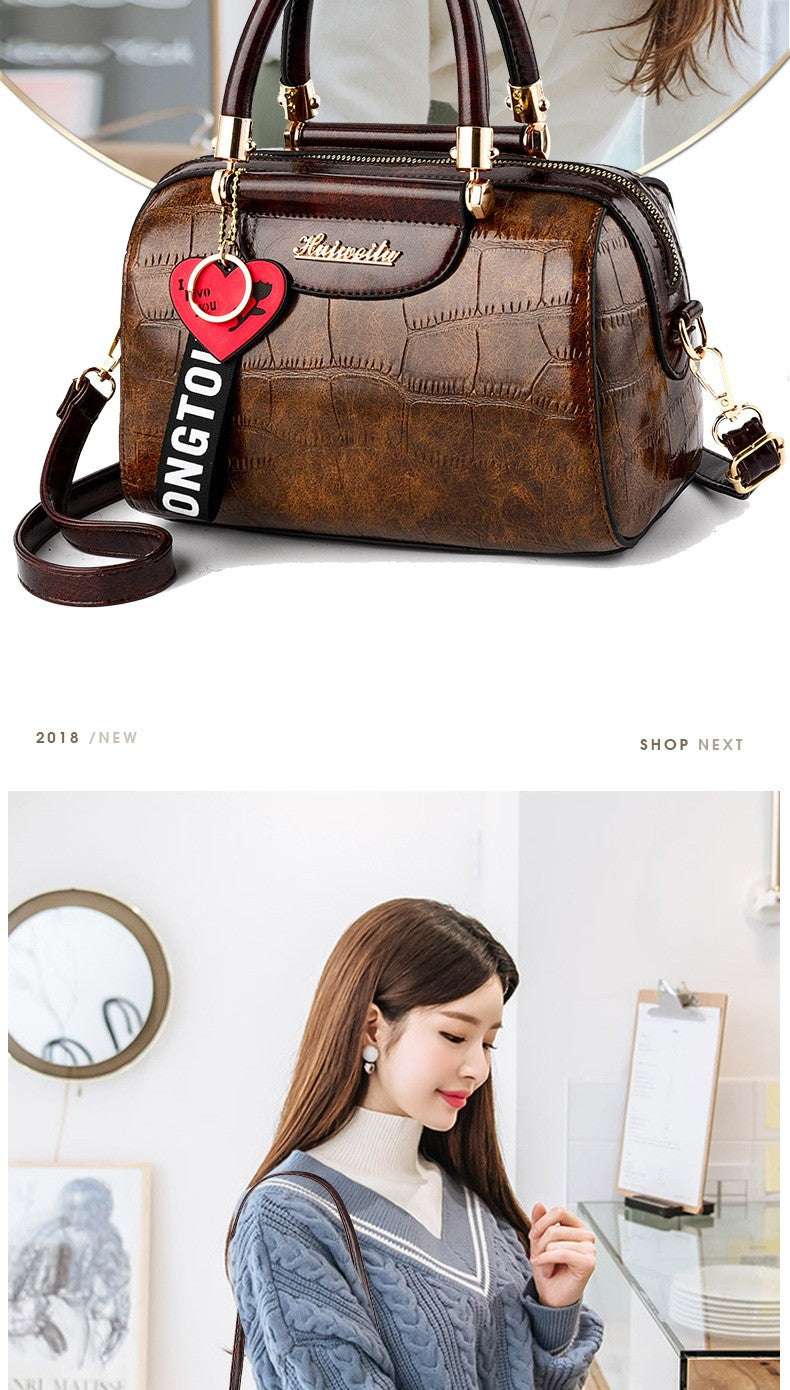 Luxury Design Handbags Shoulder Bags Top Quality PU Leather Women Handbag Classic Crocodile Tote Bag Female Messenger Bag Bolso
