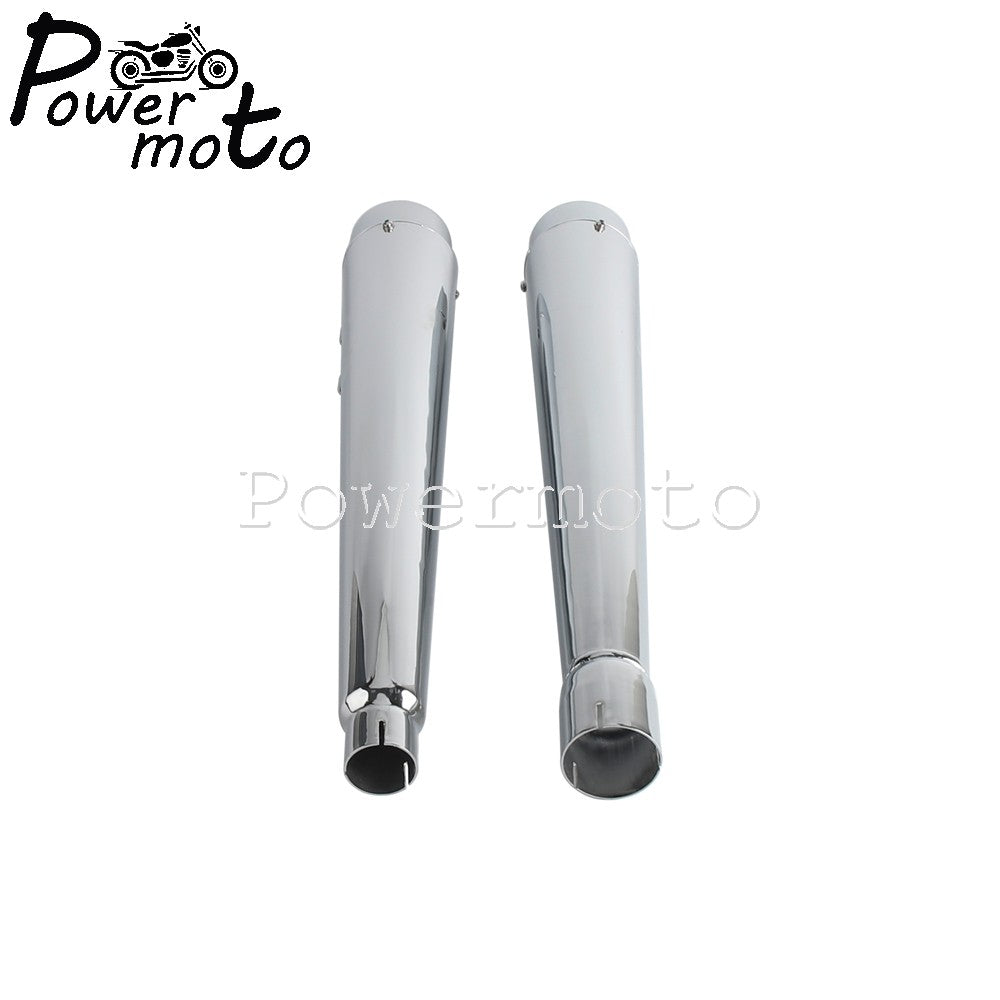 For Harley Touring Street Electra Glide Road King 2017-2023 FLHR FLHX FLTRX FLHTK Motorcycle Slip On Dual Exhaust Mufflers Pipes