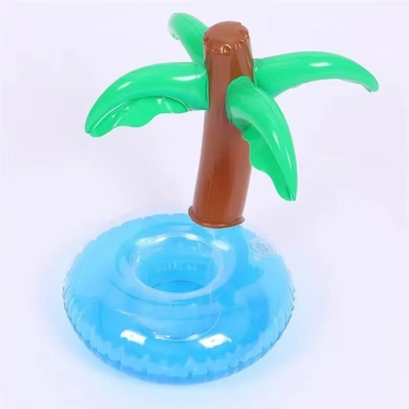 Hawaii Flamingo Coco Cup Holder Beverage Boats Phone Stand Floating Inflatable Pool Float Cup Holder Summer Beach Party Supplies