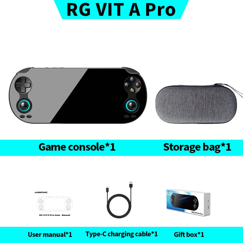 ANBERNIC RG VITA pro Handheld Game Console IPS Touchscreen 5000mAh Video Gaming Player AI Streaming Compatible RixelHK
