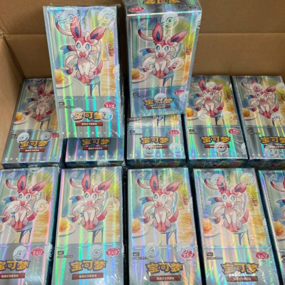 100% Original Pacote de Gemas Pokemon Vol3 Edição Cartas Anime Pokemon PTCG Bolsa de Gemas 2 Cartas Colecionáveis Brinquedo Presente de Aniversário Social
