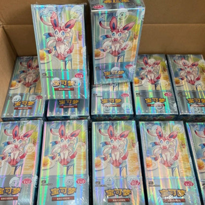 100% Original Pacote de Gemas Pokemon Vol3 Edição Cartas Anime Pokemon PTCG Bolsa de Gemas 2 Cartas Colecionáveis Brinquedo Presente de Aniversário Social