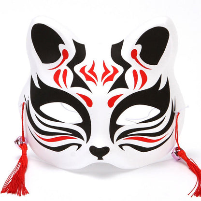 Japanese Anime Demon Slayer Mask Cosplay Thicken Plastic Masks Halloween Party Costume Props Fox Mask