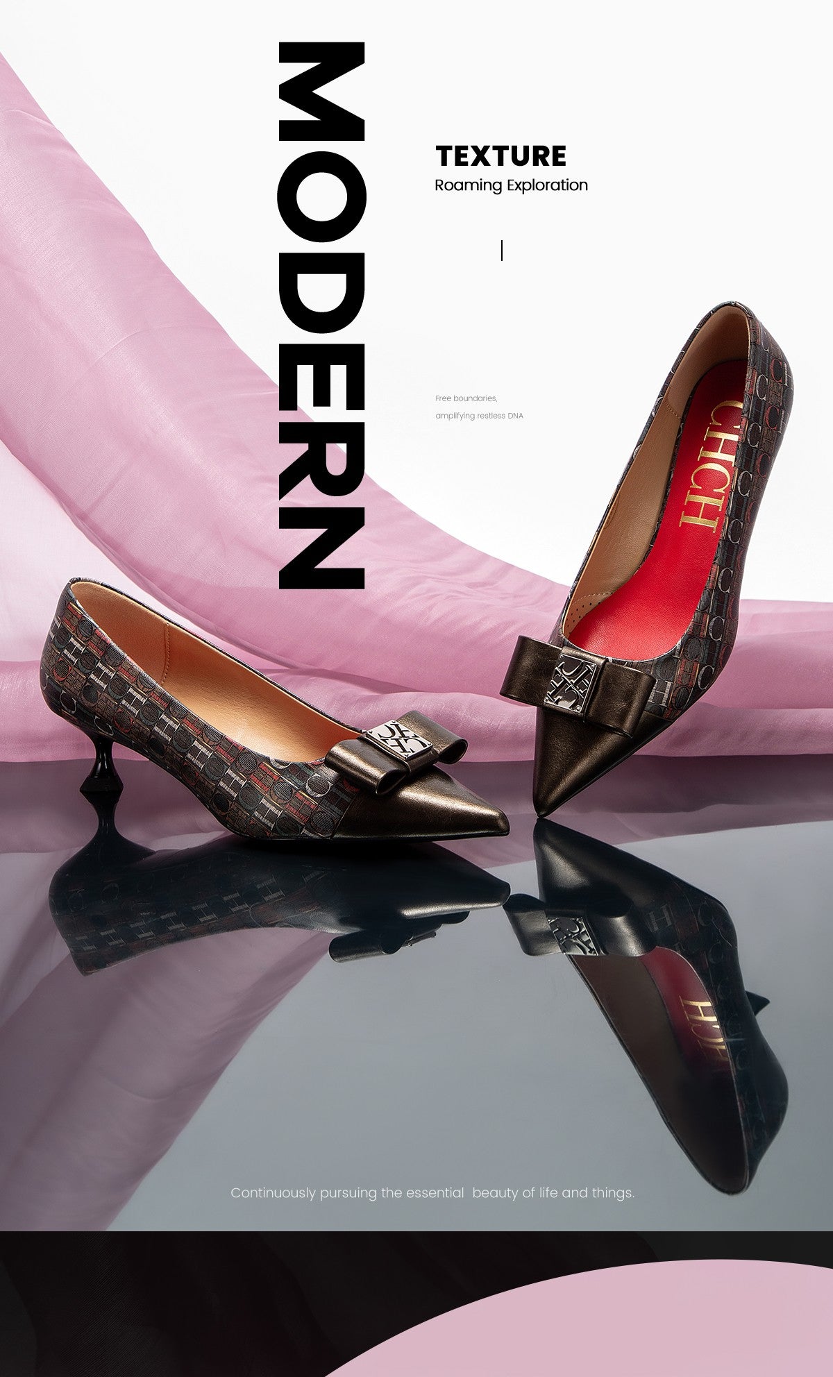 CHCH Women's High Heels Winter Anti Velvet Women's Shoes Business Dinner Black Heels 5cm