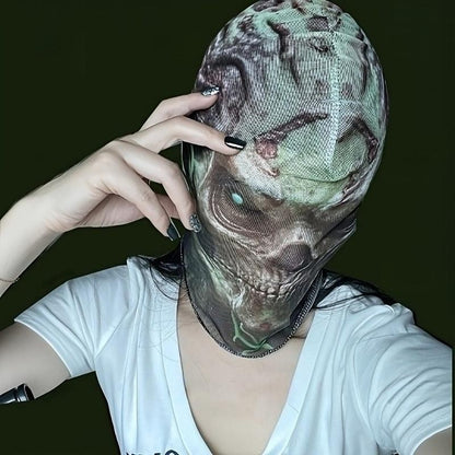 3D Stereoscopic Effect Meets Comfortable Breathability — A Super Realistic Sci-fi 3D Perspective Demon Mask Hood