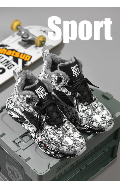 men boots 2023 New Winter Slippers Warm Men Shoes Waterproof Non-Slip Plush Sneakers Male tenis shoes Boots Men Sneakers Winter