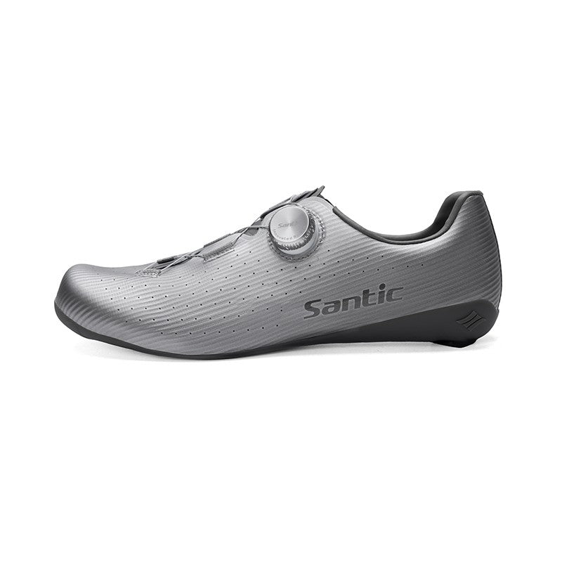 Santic Carbon Fiber Road Bike Shoes Professional Cycling for Men Racing SPD Cleats Road Cycling Lock Shoes WZS24043