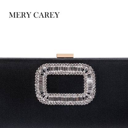 2025 Trend New Luxury Designer Clutch Bag Fashion Women's Black Silk Clutch Bag Elegant Party Wedding Handbag for Women Purse