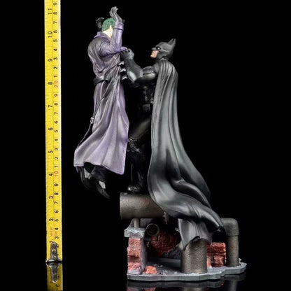 Boneco de Ação Batman VS Coringa Arkham HQ Anime Bruce Wayne Coringa com Base Estátua Grande Modelo de Coleção Presentes de Halloween