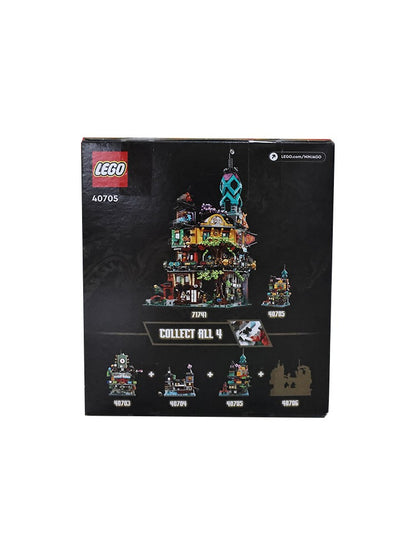 Lego 40705 Micro Ninjago Jardim Cidade Blocos de Construção para Meninos e Meninas Construindo Brinquedos Infantis