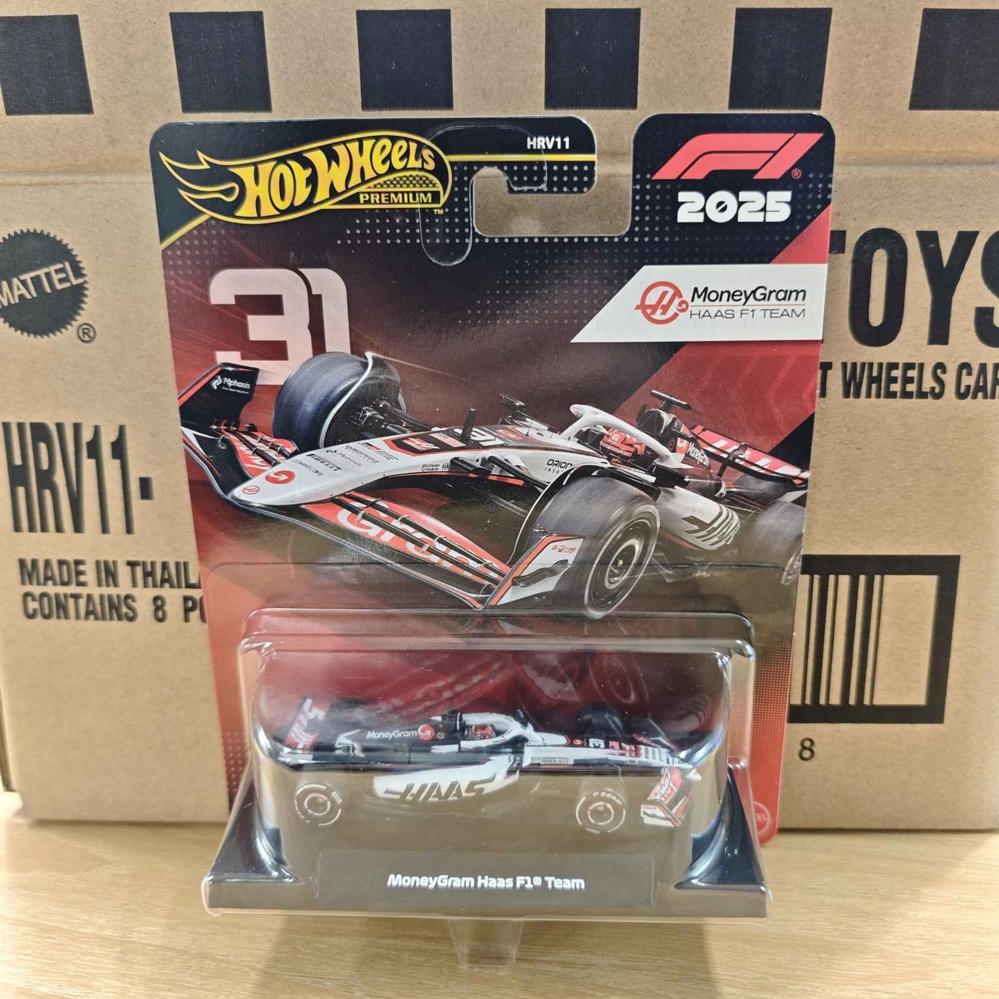 Novo Hot Wheels Premium 2025 F1 Racing Car Model Liga 1:64 Modelo Diecast Red Bull McLaren Mercedes Equipe Colecionável Veículo de Brinquedo
