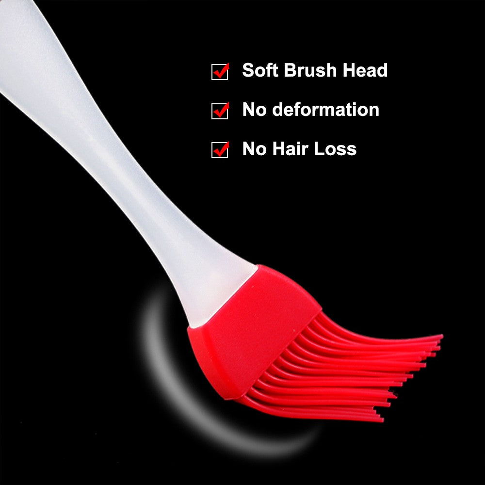 1Pcs 7 Colour Food Silicone Brush Smear Barbecue Baking Pan Bread Chef Pastry Oil Tool Household Kitchen High Temperature