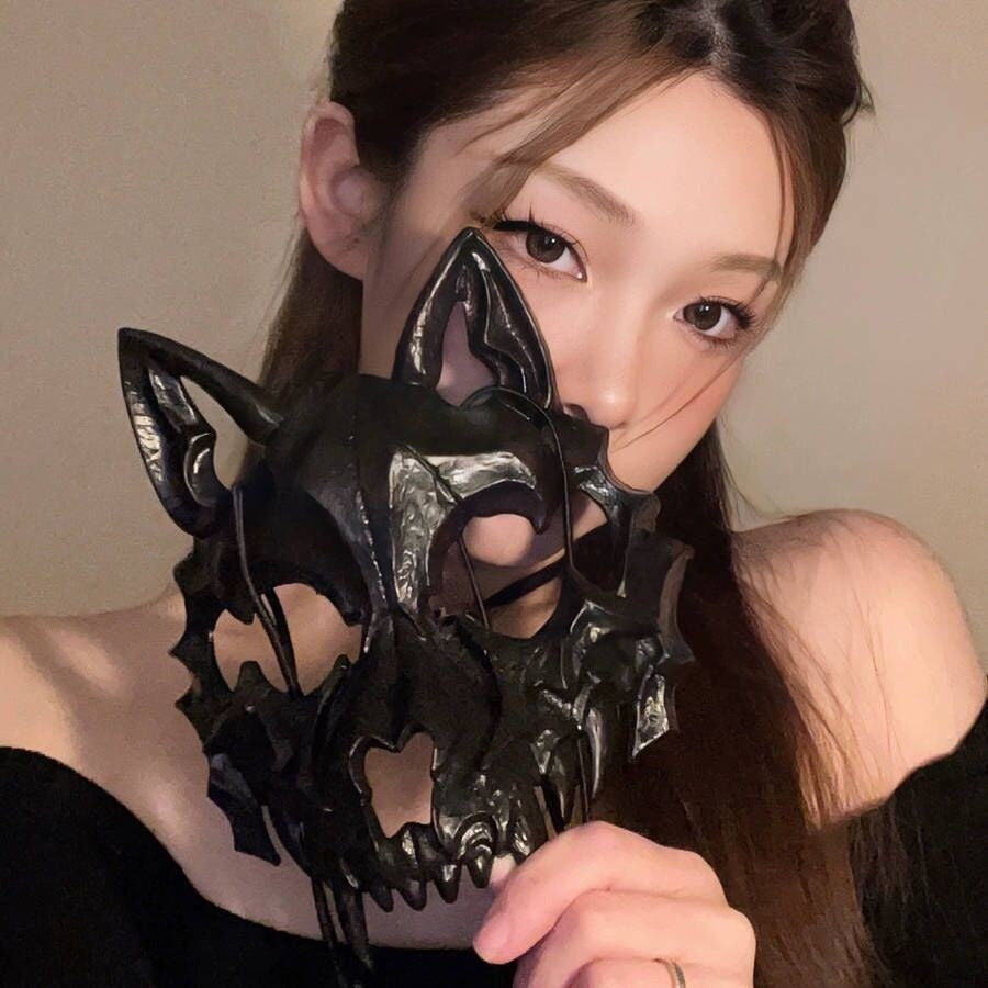 Creative Halloween Face Mask Tiger Werewolf Mask Party Dress Up Props Halloween Gifts for Friends