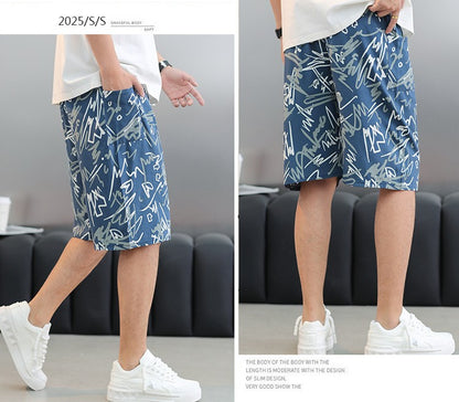 Summer Men Fashion Shorts Clothing Boys Kids Casual Hawaii Vacation Shorts Male Stylish Beach Shorts Big Boys Sleepwear Shorts