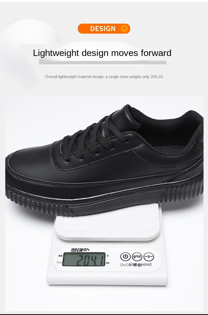 Tênis Masculino Impermeável de Prancha Leve Outono Inverno Tênis Masculino Casual com Cadarço Macio para Esportes e Caminhada