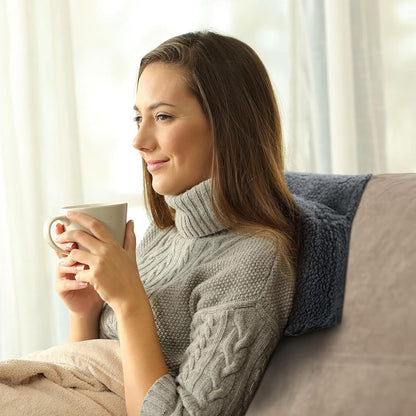 Recliner Pillow Neck Support Adjustable with Storage Pocket Sofa Cervical Spine Support Pillow for Travel and Home Sofa Armchair