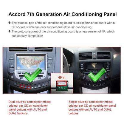 4+64G 10.1" For Honda Accord 7 2003-2007 Android 14 Car Stereo Radio GPS Navi Apple CarPlay WiFi BT Head Unit IPS Touch Screen