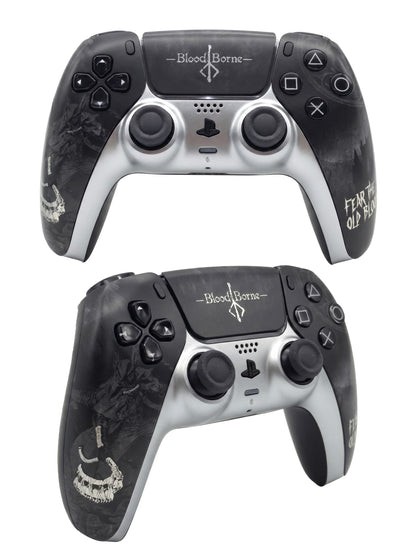 For PS5 Controller Shell, Old Hunter Custom Faceplate Cover with Touchpad for DualSense, Replacement for BDM-010 To050