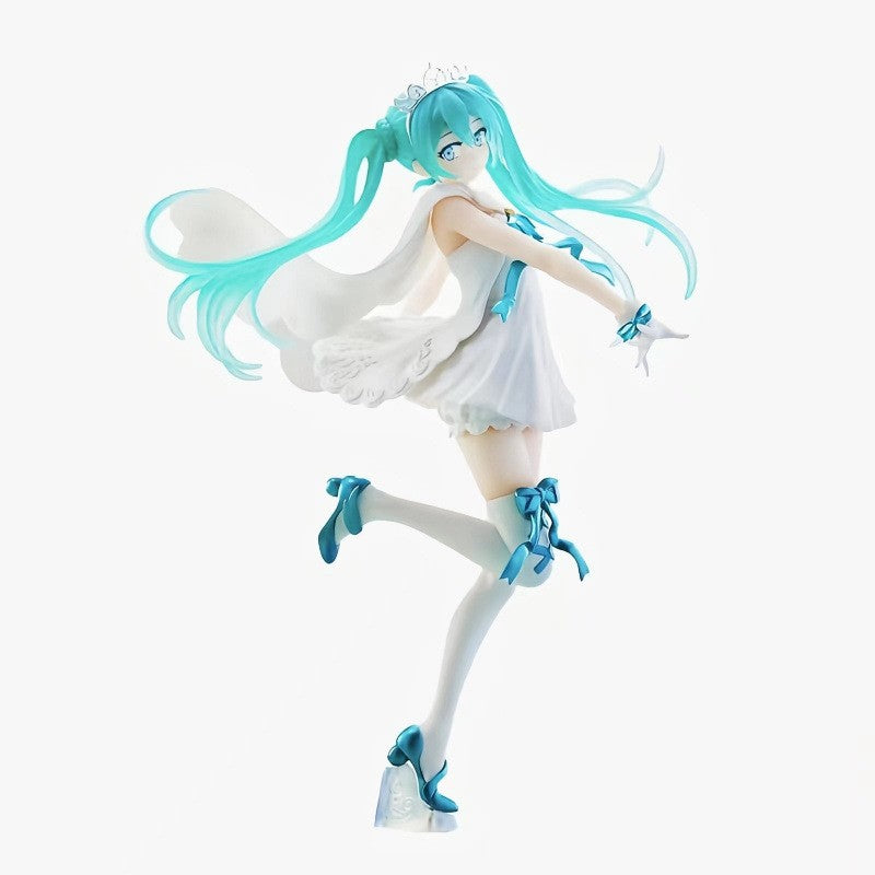 Hatsune Miku Figura Anime Menina Modelo Decoração de Mesa Boneca Colecionável Presente para Fãs Estátua Vocaloid Japonesa Kawaii Otaku