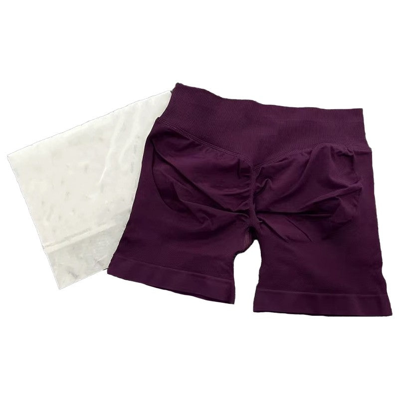 D-logo Impact Shorts Seamless Scrunch Bum Workout Gym Shorts Low Ribbed Waist Band Yoga Short Booty Hight Stretch Running shorts