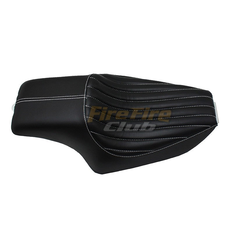 Banco de Couro PU para Motocicleta, Assento Dianteiro e Traseiro para Piloto e Passageiro Harley Sportster XL iron 883 1200 48 Forty-eight 2004-2016