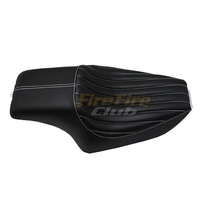 Banco de Couro PU para Motocicleta, Assento Dianteiro e Traseiro para Piloto e Passageiro Harley Sportster XL iron 883 1200 48 Forty-eight 2004-2016