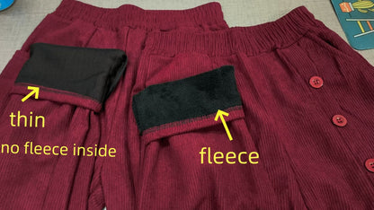 Casual Winter Thin & Thick Fleece Harem Pants Office Lady Solid Elegant Trousers Slim Women's Pants Retro Vintage Casual Pants