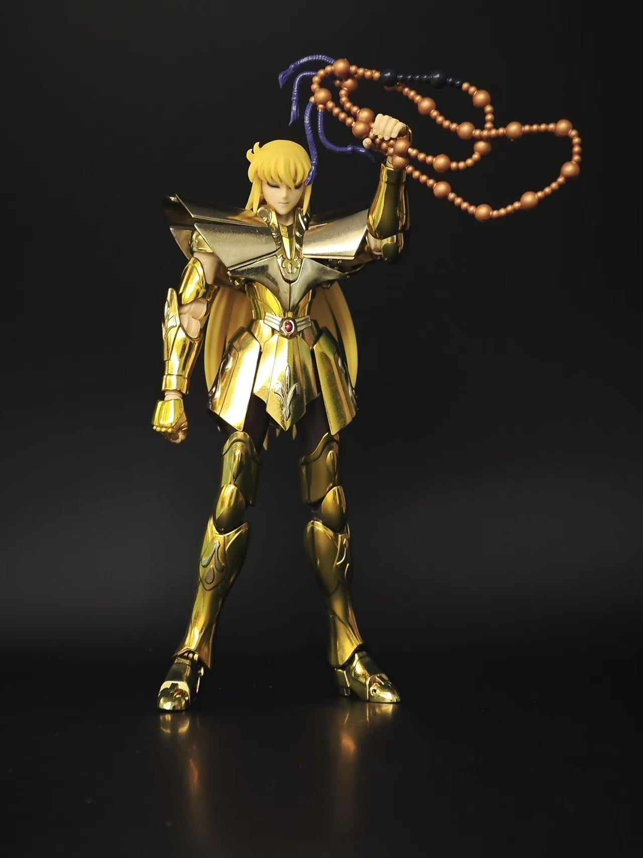 In Stock Reissue CS Chuanshen Saint Seiya Virgo Shaka Normal Color Saint Cloth Myth EX Anime Action Figure Collectible Model Toy