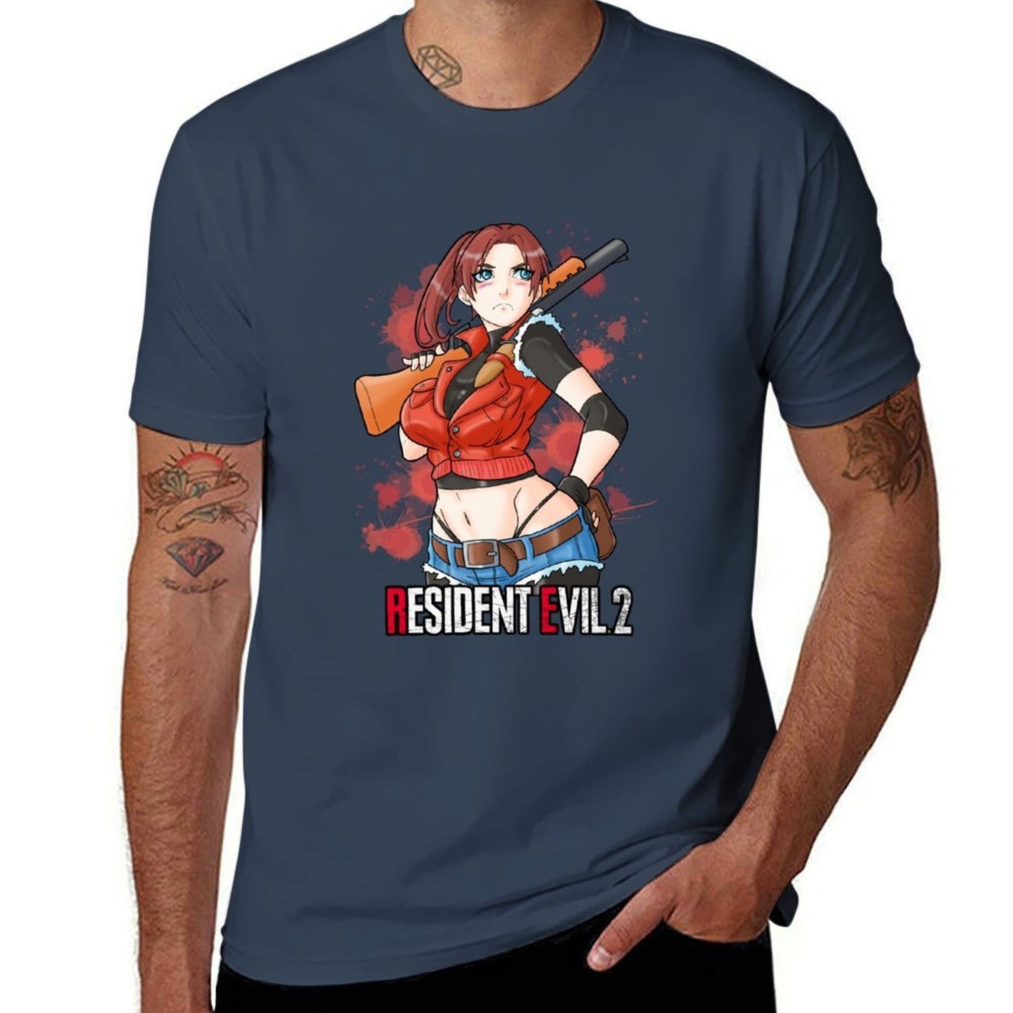 Claire designer Redfield shirt shirt T-Shirt T-Shirt plain t man shirt designer man t t man