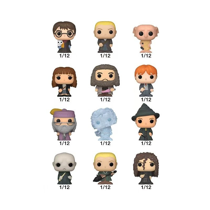 Funko Bitty Pop Harry Potter Series Caixa Surpresa Hagrid Hermione 4 Pack Mini Figura de Vinil Colecionável Edição Limitada Modelo Brinquedo Presente