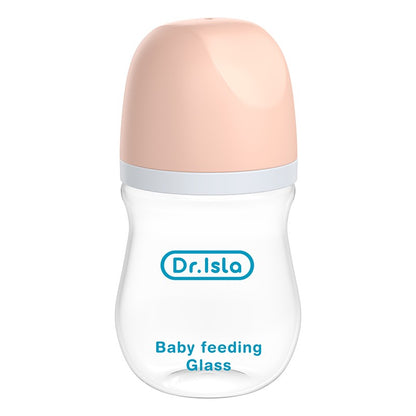MAMIJOY 2PCS 90ML/160ML Baby Glass Bottle Newborn Bottles Anti-flatulence Milk Feeding Bottles Infant 0-3 Month BPA-Free GB01?02