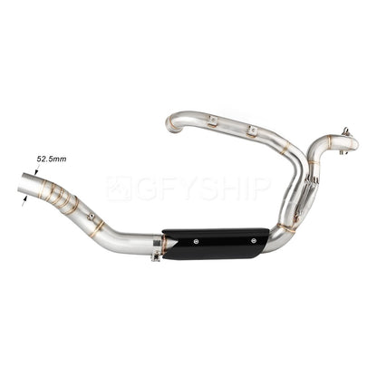 For Harley Pan America 2020-2024 Pan America 1250 / S For Original Muffler Escape Motorcycle Exhaust Header Link Pipe Slip-on