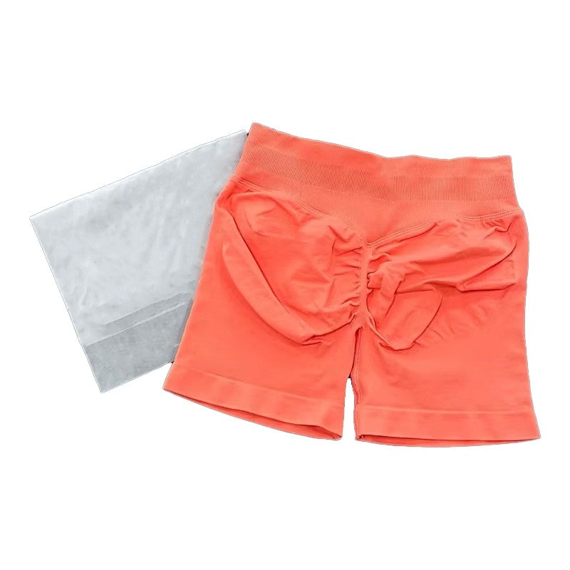 D-logo Impact Shorts Seamless Scrunch Bum Workout Gym Shorts Low Ribbed Waist Band Yoga Short Booty Hight Stretch Running shorts