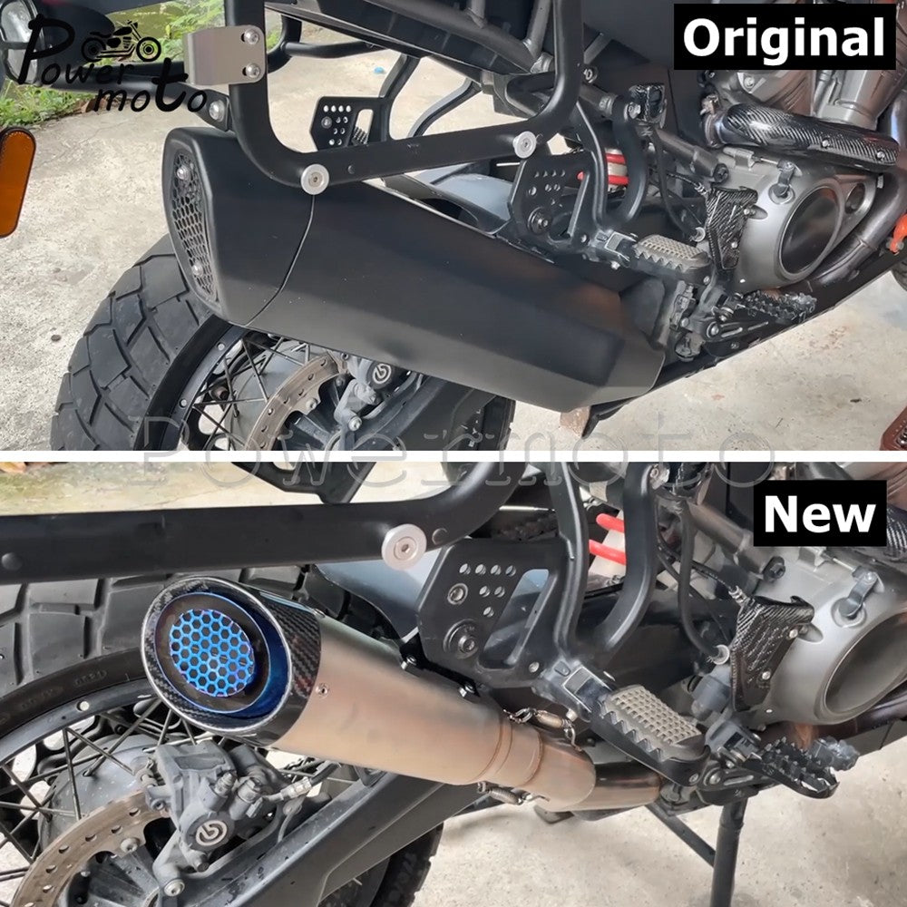Motorcycle Complate Slip On Muffler Exhaust Pipes For Harley Pan America 1250 RA1250S RA1250 Motorcycles Exhaust Mufflers 21-24