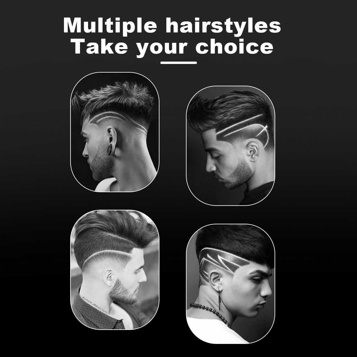 VGR Convenient Home Shaver Stainless Steel Double Blade Men's Shaver Intelligent Digital Display Washable Mini Shaver V-341