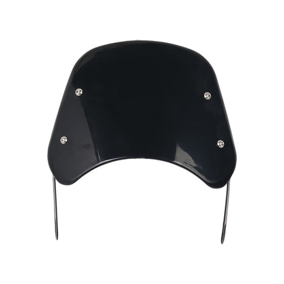 Para-brisa universal para motocicletas, defletor de vento, carenagem para Harley Honda Yamaha Kawasaki Suzuki Cafe Racer, preto