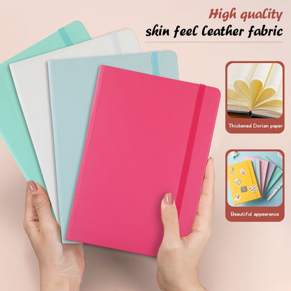 Popular A5 bound notebook, 200 pages, school supplies, agenda, suitable for offices, universities, couples, is the best gift