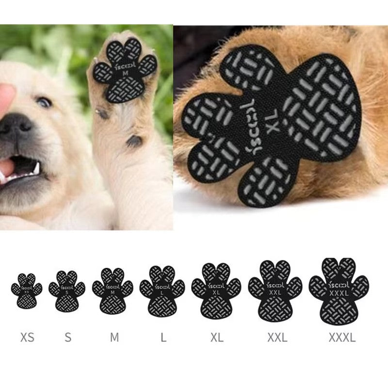 4-Pack Almofadas Antiderrapantes para Patas de Cães, Adesivos de Proteção para Patas de Cães com Adesivo Mais Forte para Chão Duro ou Lesões