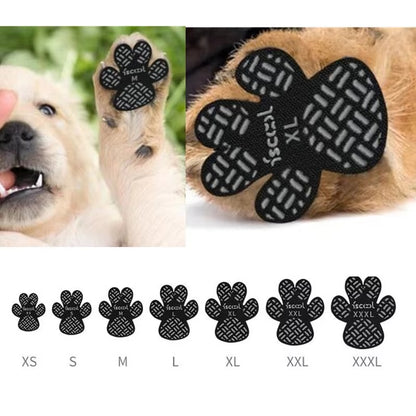 4-Pack Almofadas Antiderrapantes para Patas de Cães, Adesivos de Proteção para Patas de Cães com Adesivo Mais Forte para Chão Duro ou Lesões