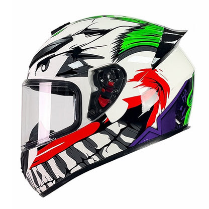 Capacete de Motocicleta Unissex DOT Full Face mecha vento equitação Capacete Motobike Scooter Casco Moto Modular Capacetes Moto